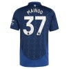 Maglia ufficiale Manchester United Mainoo 37 Trasferta 2024-25 per Uomo